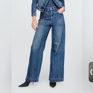 Cult Gaia Indigo Flare Jeans
